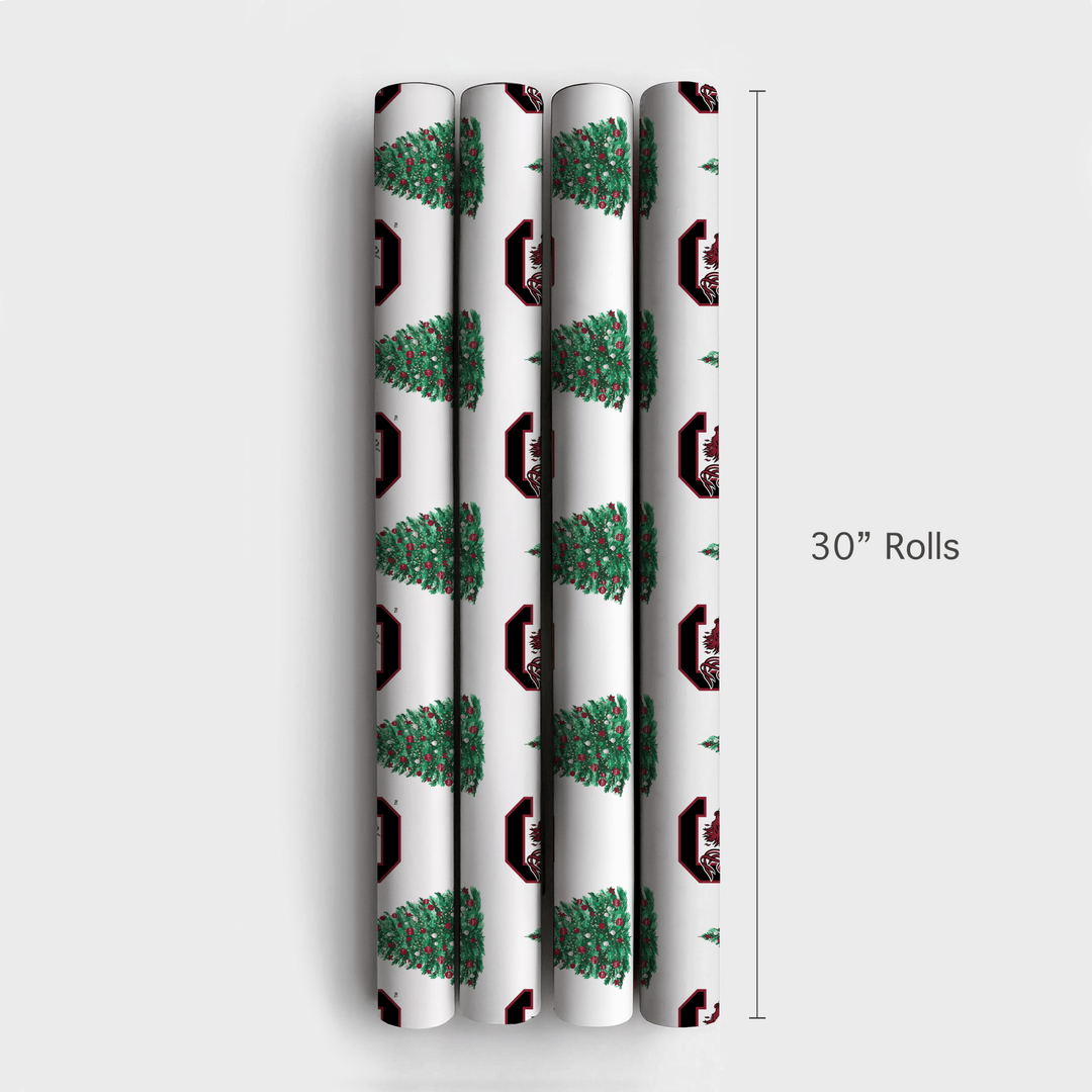 Festive Flock Tree - Wrapping Paper - Aspen & Arlo