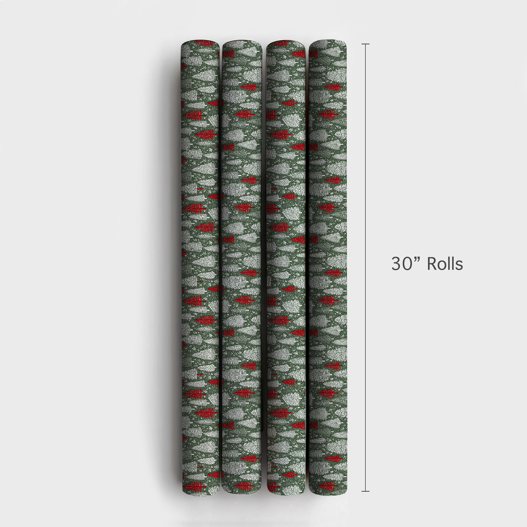 Snowy Pine Forest