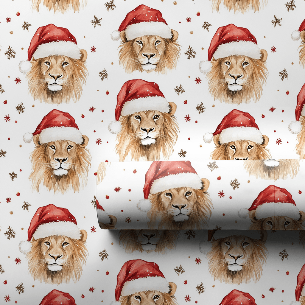 Lionhearted Noel - Wrapping Paper - Aspen & Arlo