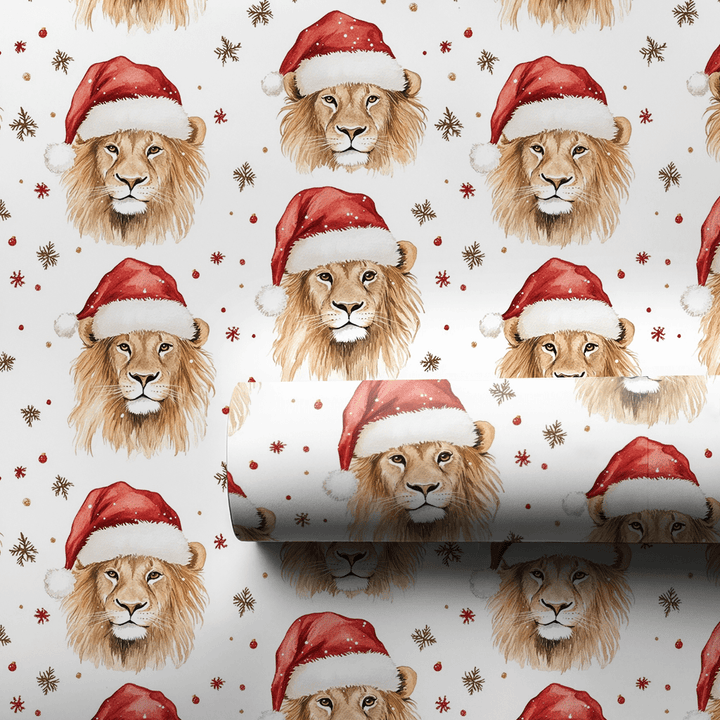 Lionhearted Noel - Wrapping Paper - Aspen & Arlo