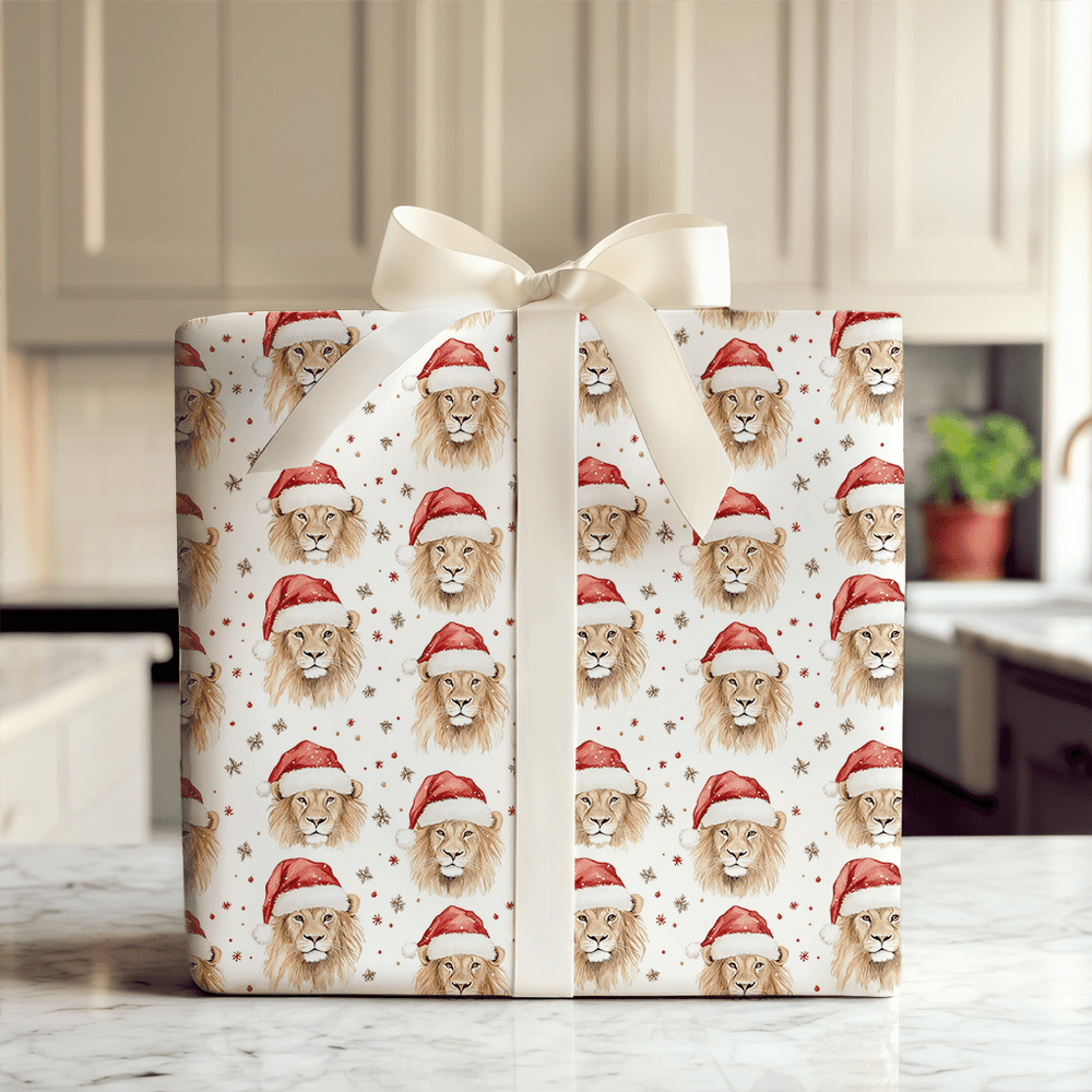 Lionhearted Noel - Wrapping Paper - Aspen & Arlo