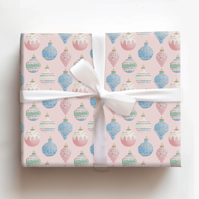 Pastel Ornament Jumble - Wrapping Paper - Aspen & Arlo