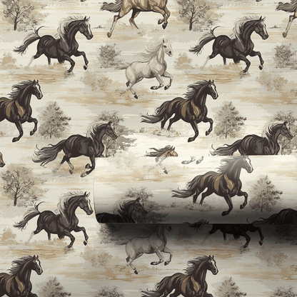 Gallop in Style - Wrapping Paper - Aspen & Arlo