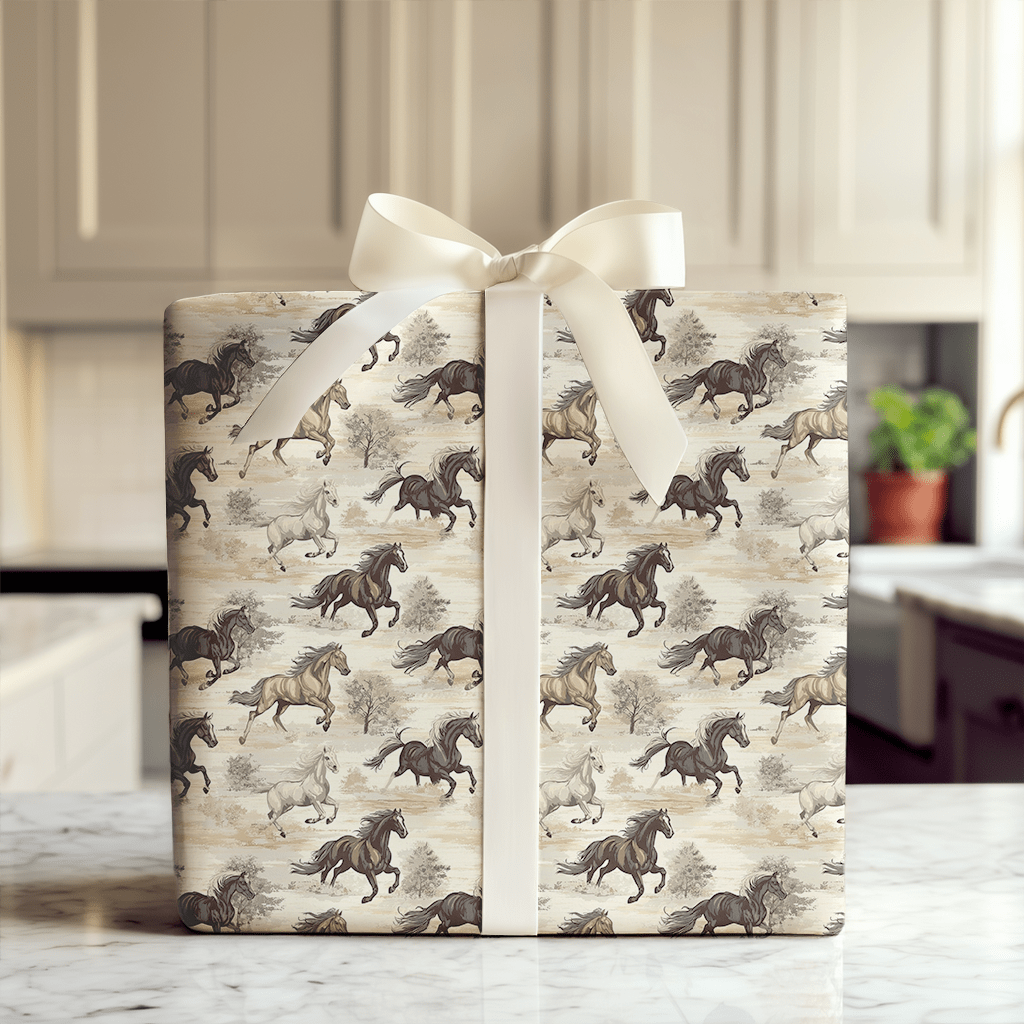 Gallop in Style - Wrapping Paper - Aspen & Arlo