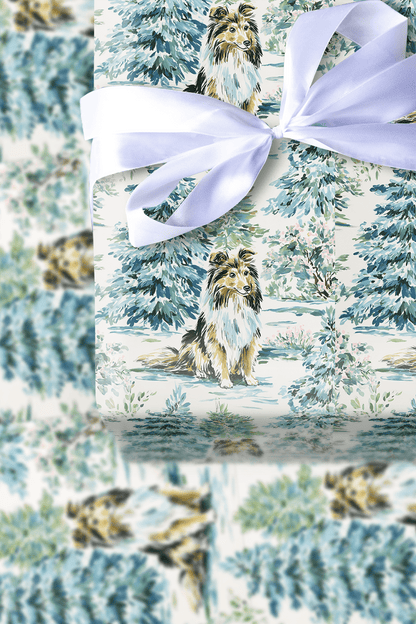 Sheltie Woods - Wrapping Paper - Aspen & Arlo