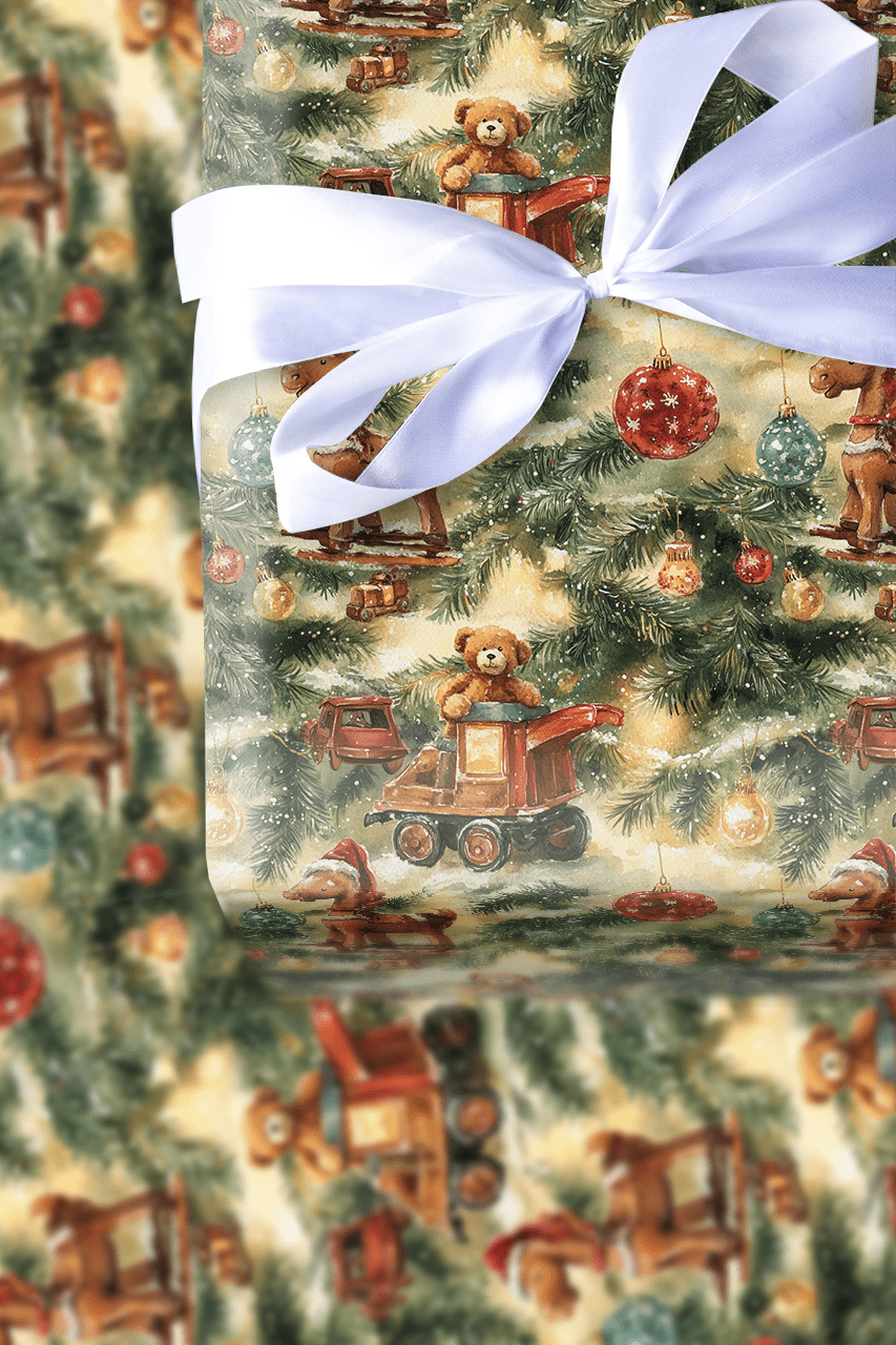 Toyland Dreams - Wrapping Paper - Aspen & Arlo