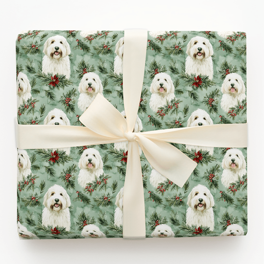 Fluffy Christmas Joy - Wrapping Paper - Aspen & Arlo