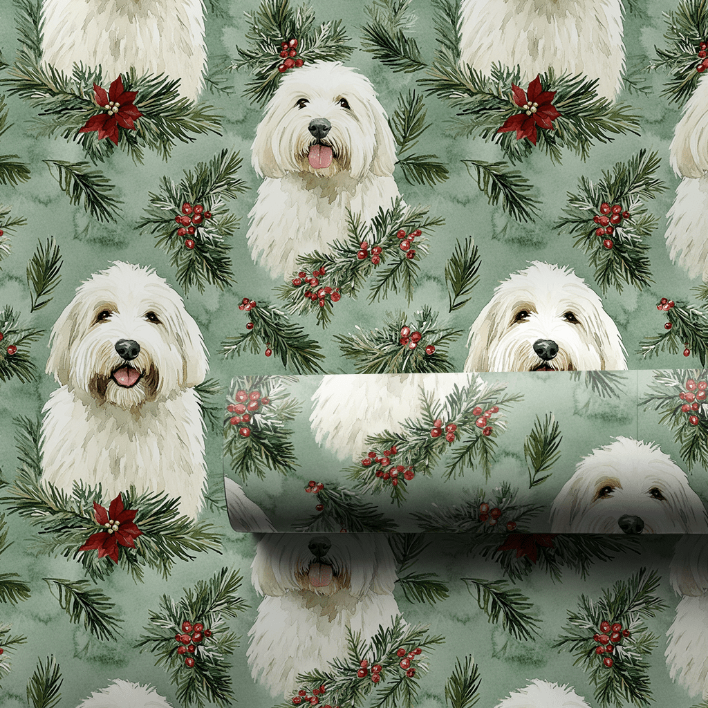Fluffy Christmas Joy - Wrapping Paper - Aspen & Arlo