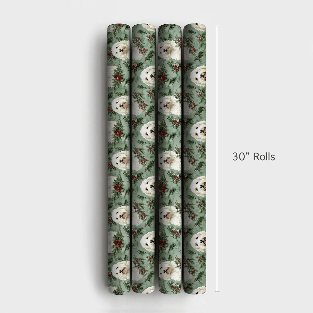 Fluffy Christmas Joy - Wrapping Paper - Aspen & Arlo