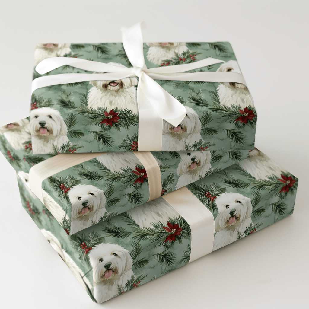 Fluffy Christmas Joy - Wrapping Paper - Aspen & Arlo