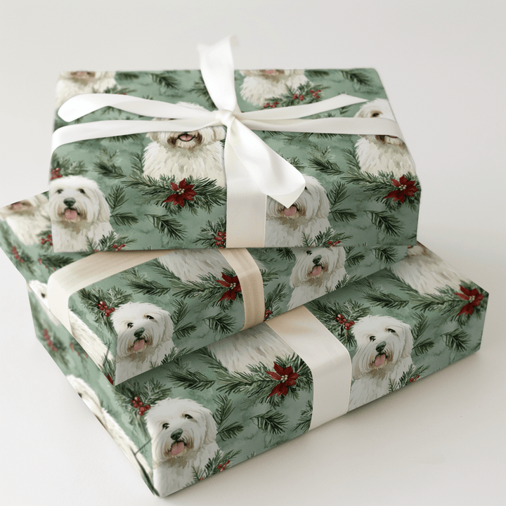 Fluffy Christmas Joy - Wrapping Paper - Aspen & Arlo