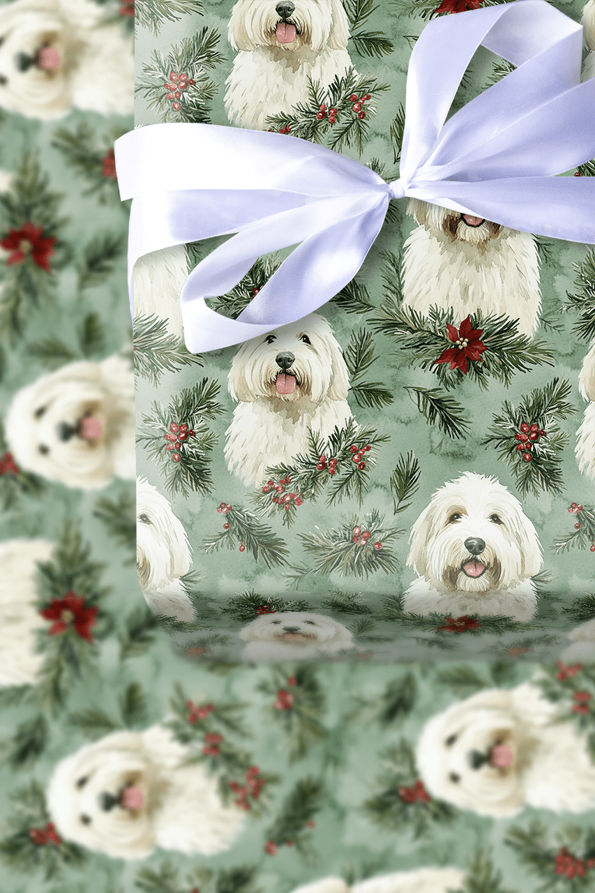 Fluffy Christmas Joy - Wrapping Paper - Aspen & Arlo