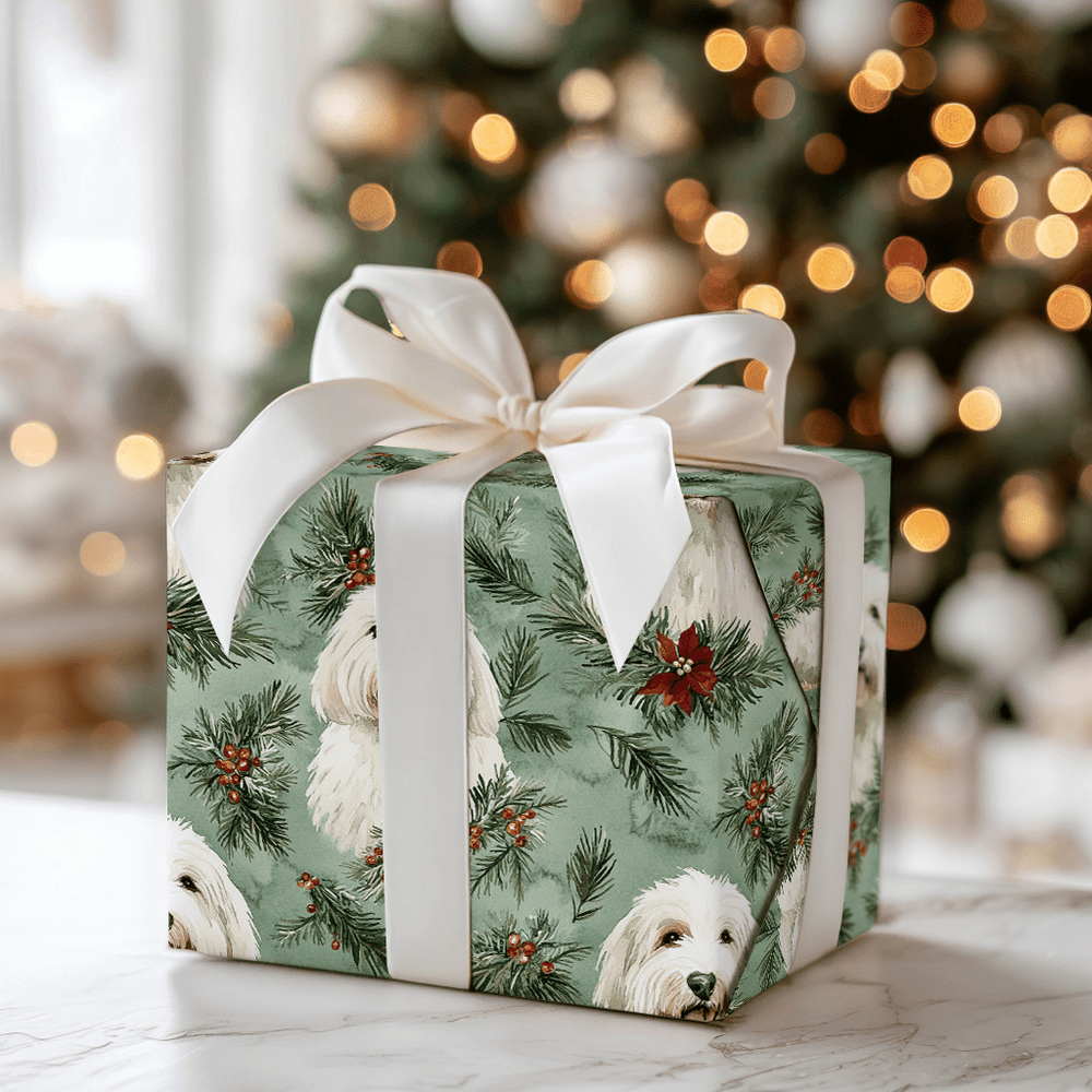 Fluffy Christmas Joy - Wrapping Paper - Aspen & Arlo