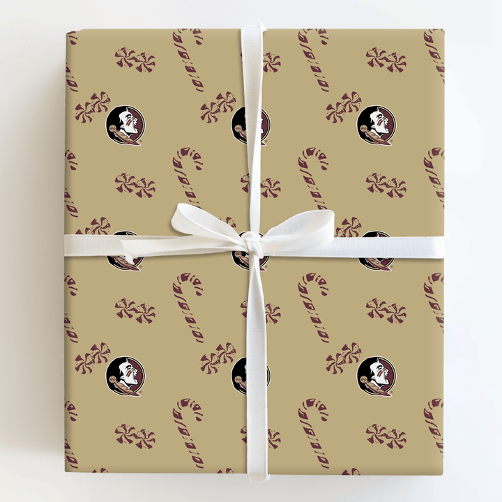 Seminoles Peppermints - Wrapping Paper - Aspen & Arlo