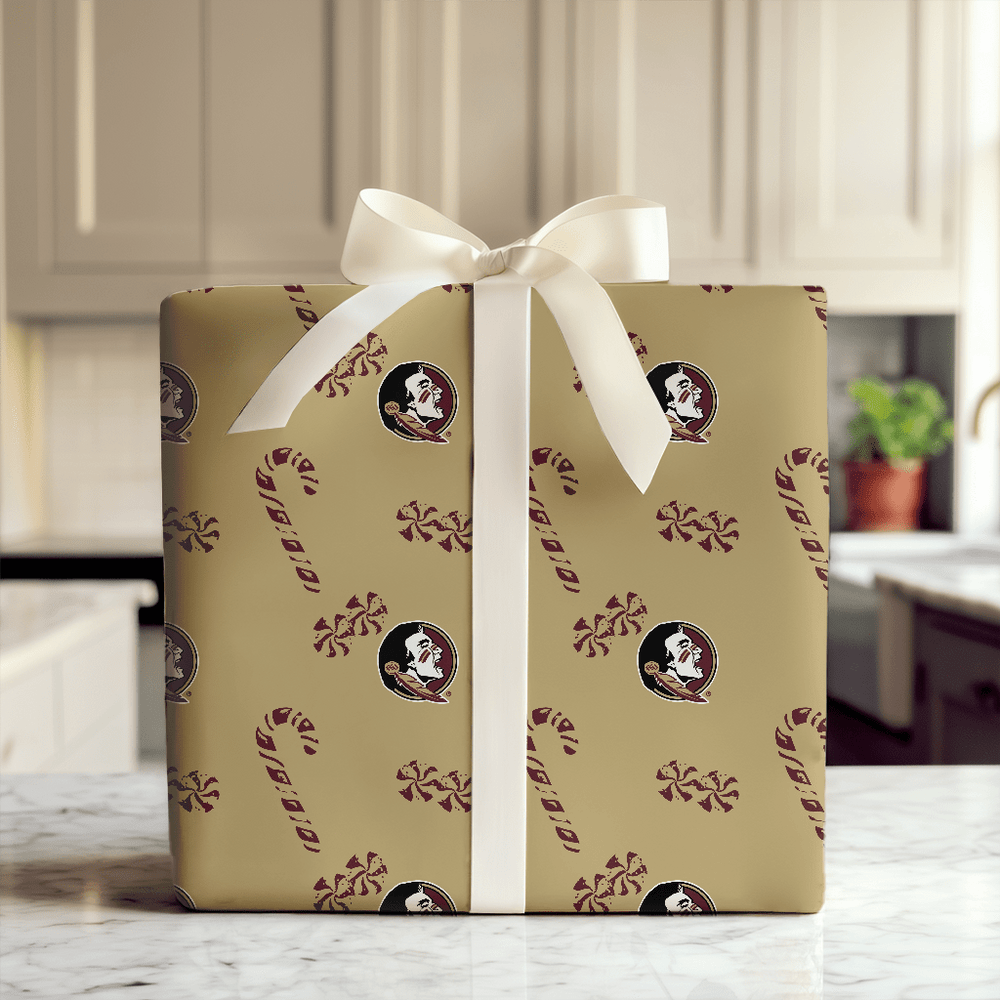 Seminoles Peppermints - Wrapping Paper - Aspen & Arlo