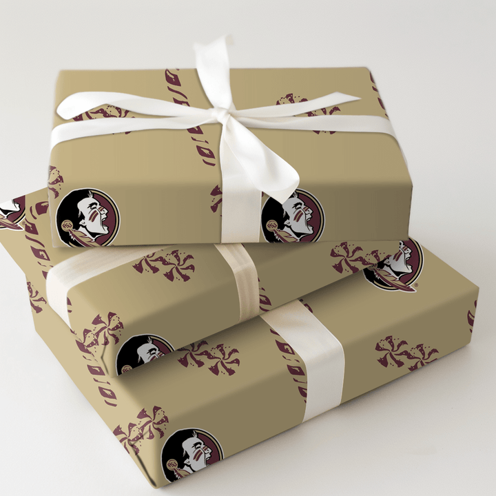 Seminoles Peppermints - Wrapping Paper - Aspen & Arlo