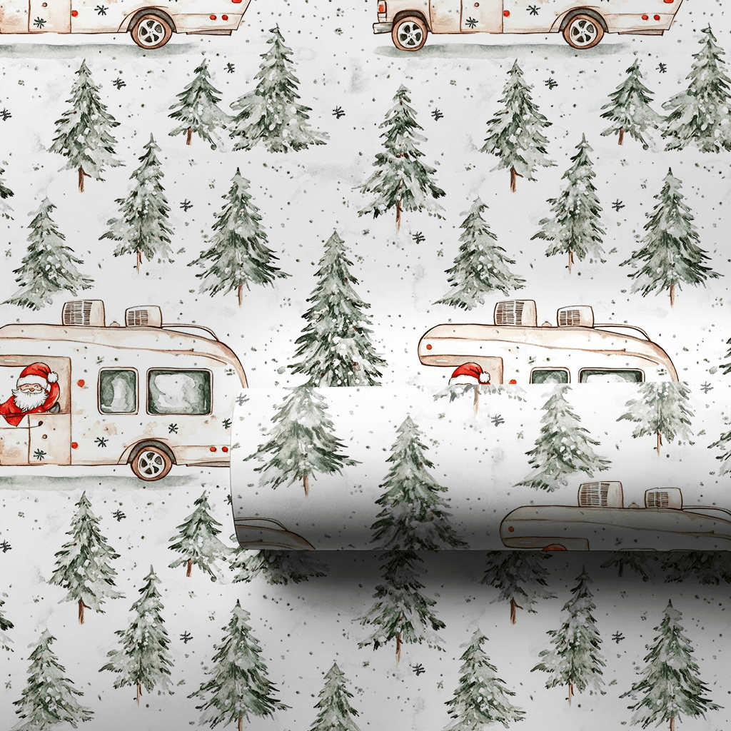 On the Road Up North - Wrapping Paper - Aspen & Arlo