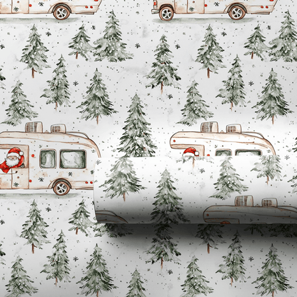 On the Road Up North - Wrapping Paper - Aspen & Arlo