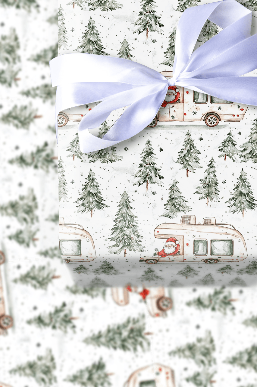 On the Road Up North - Wrapping Paper - Aspen & Arlo