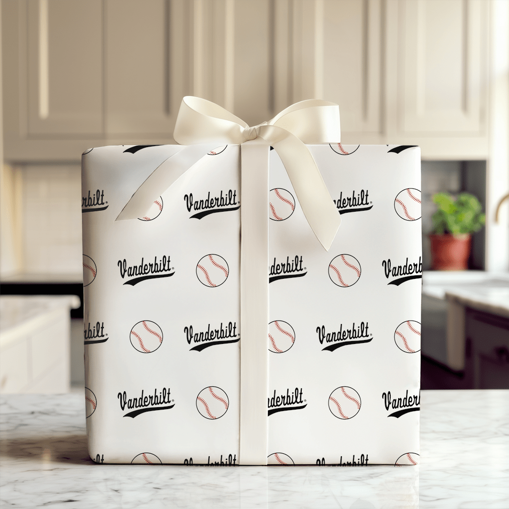 Vanderbilt Baseball - Wrapping Paper - Aspen & Arlo