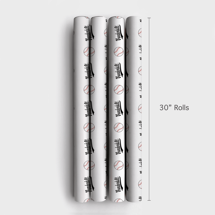 Vanderbilt Baseball - Wrapping Paper - Aspen & Arlo