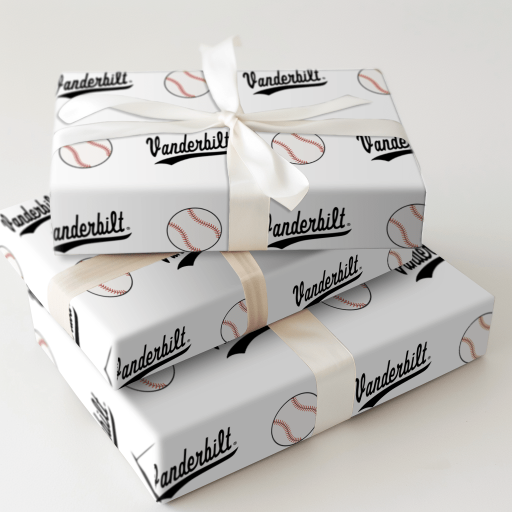 Vanderbilt Baseball - Wrapping Paper - Aspen & Arlo