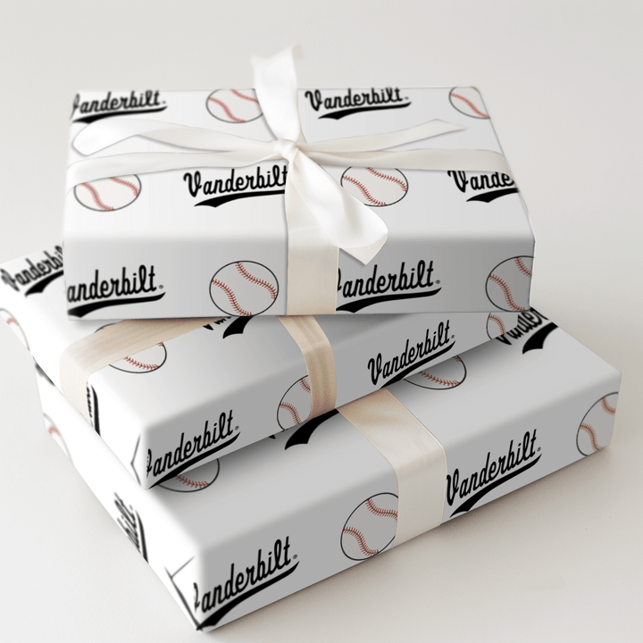 Vanderbilt Baseball - Wrapping Paper - Aspen & Arlo