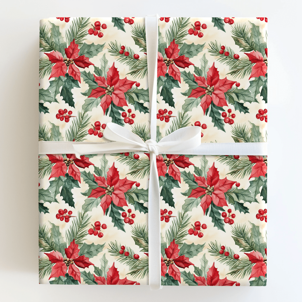 Run Reindeer Red - Wrapping Paper - Aspen & Arlo