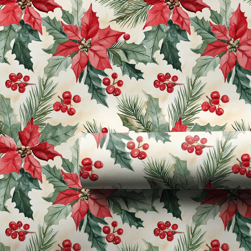 Run Reindeer Red - Wrapping Paper - Aspen & Arlo