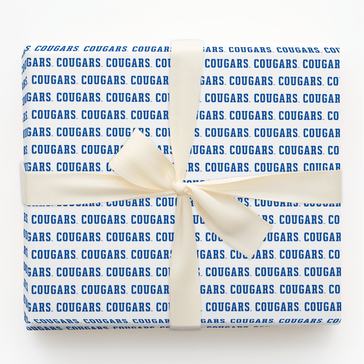 Repeating Cougars - Wrapping Paper - Aspen & Arlo