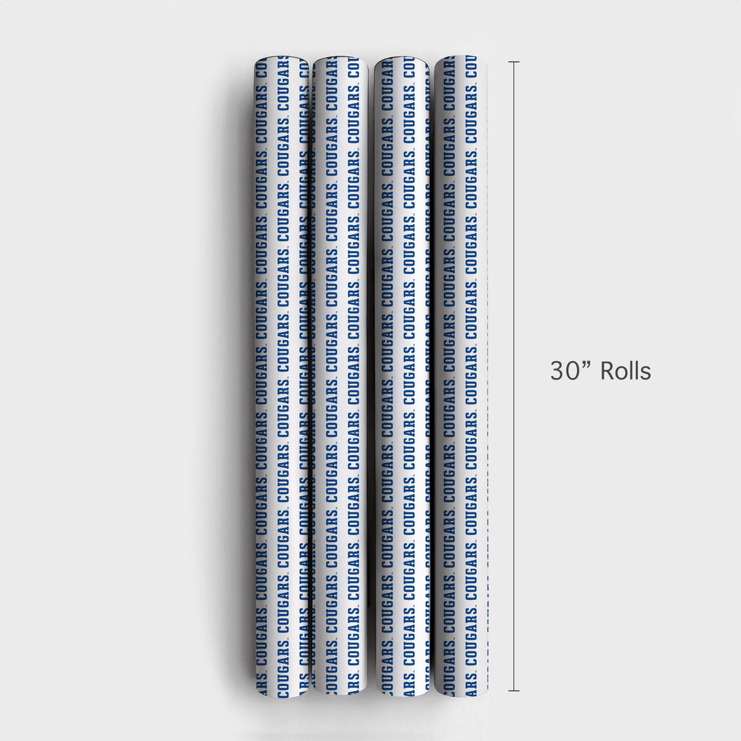 Repeating Cougars - Wrapping Paper - Aspen & Arlo