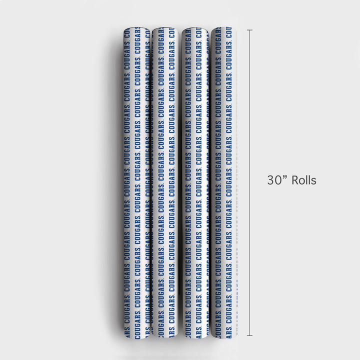 Repeating Cougars - Wrapping Paper - Aspen & Arlo