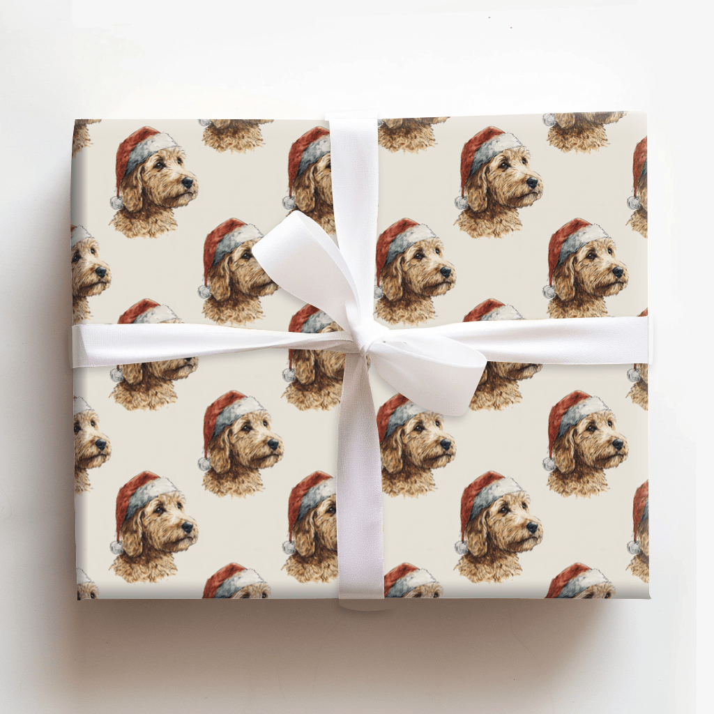 Pup in the Hat - Wrapping Paper - Aspen & Arlo