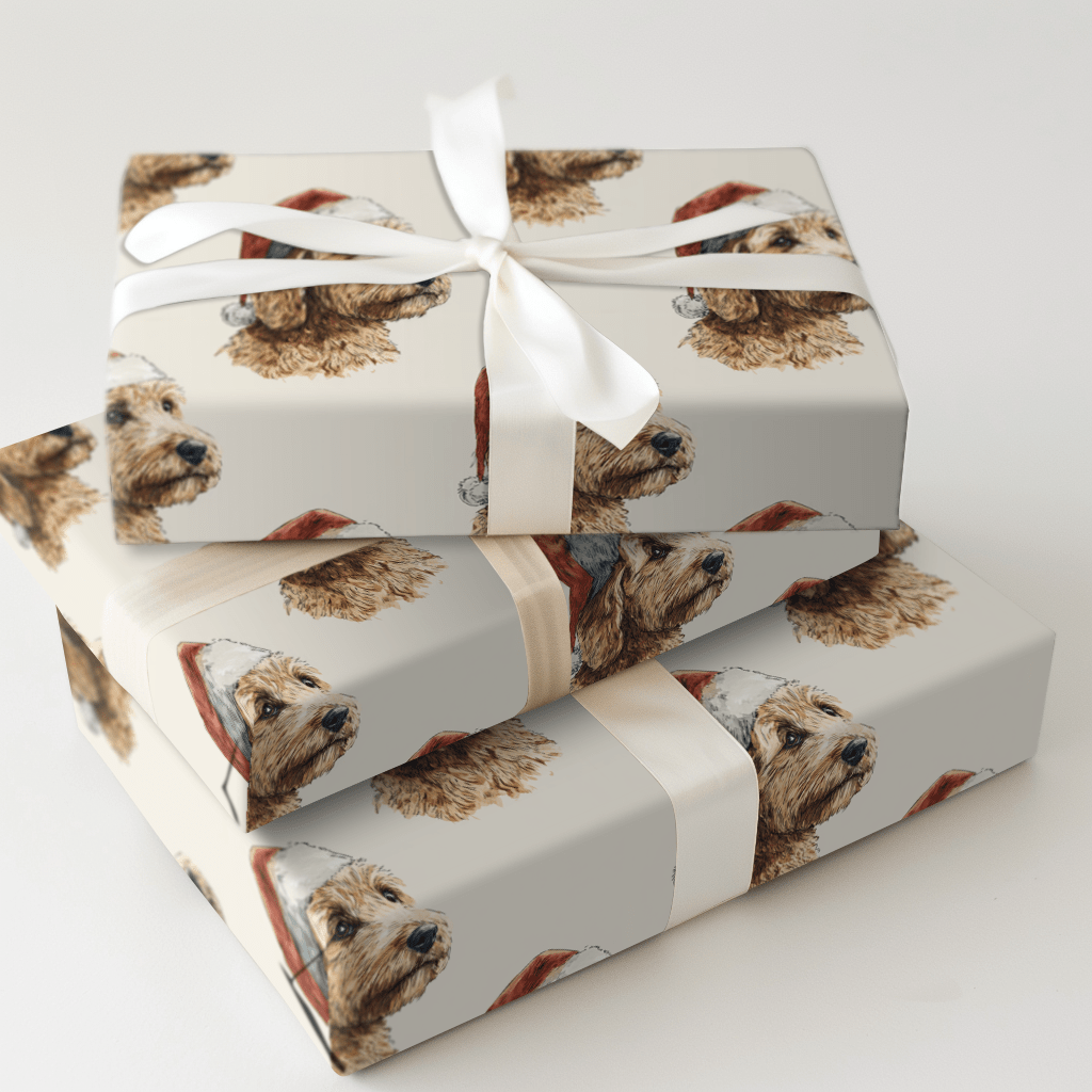 Pup in the Hat - Wrapping Paper - Aspen & Arlo