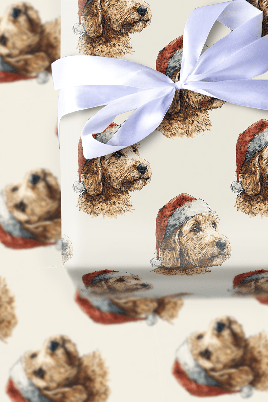 Pup in the Hat - Wrapping Paper - Aspen & Arlo