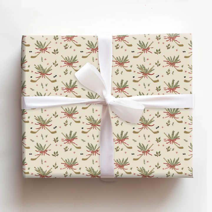 Crossed Sticks and Holly