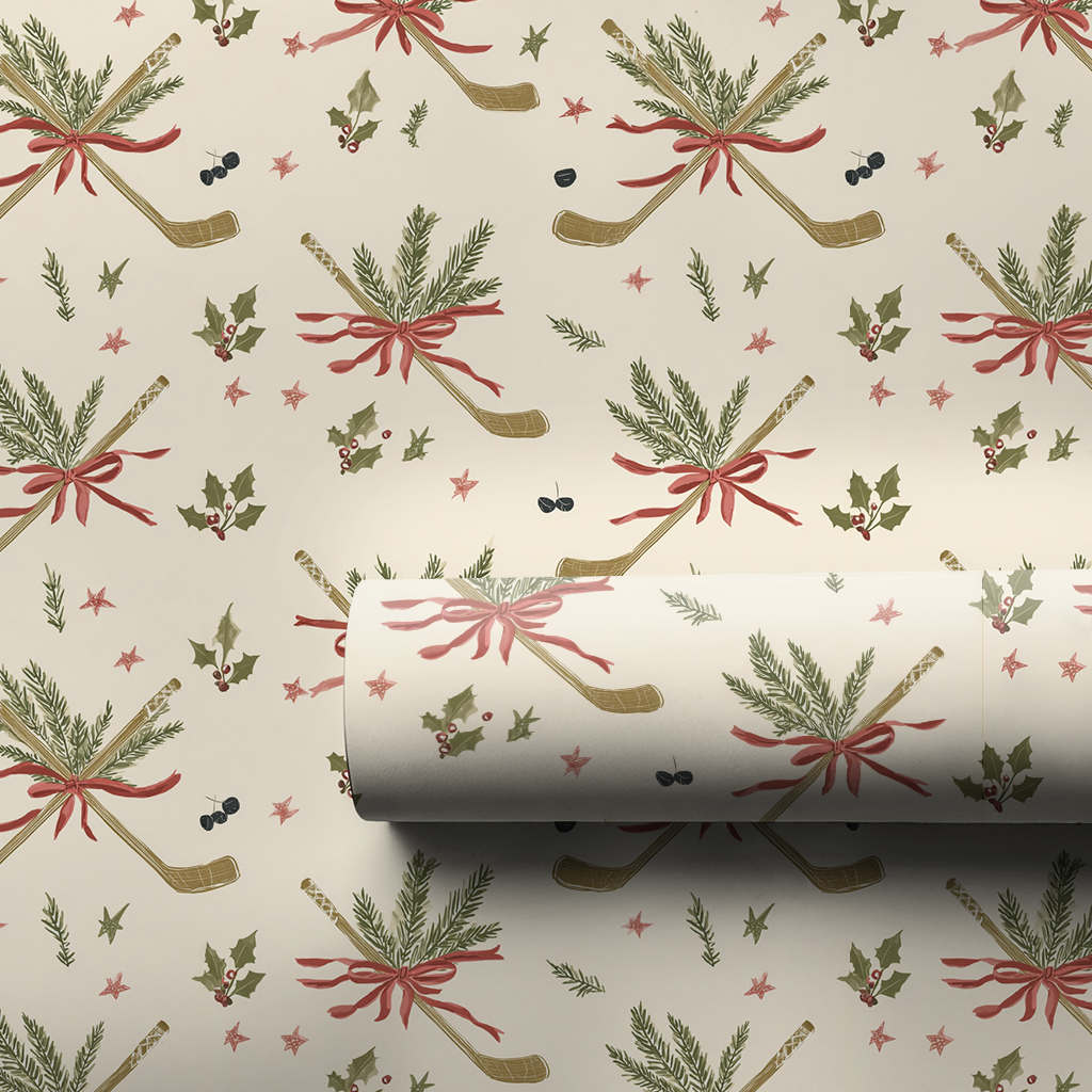 Crossed Sticks and Holly