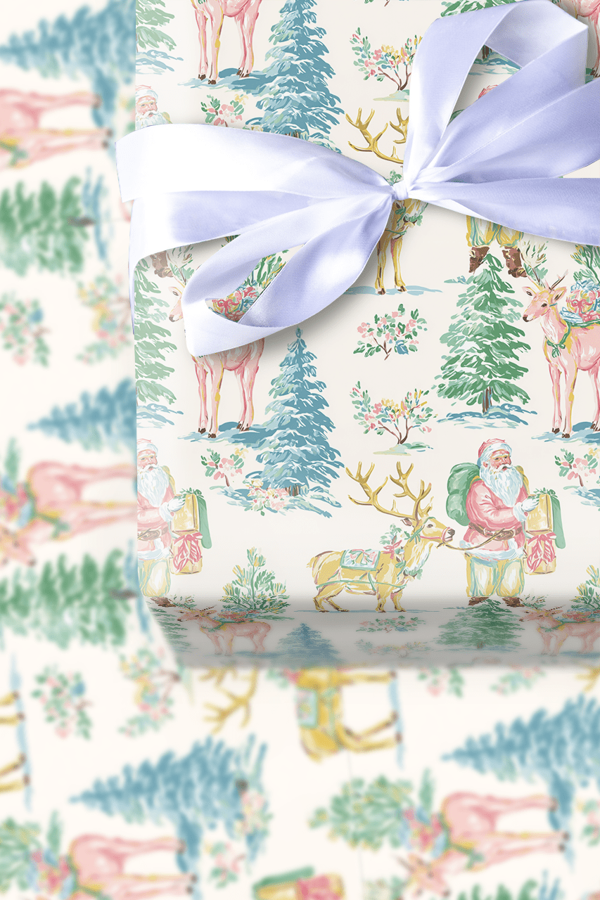 Colorful Reindeer - Wrapping Paper - Aspen & Arlo
