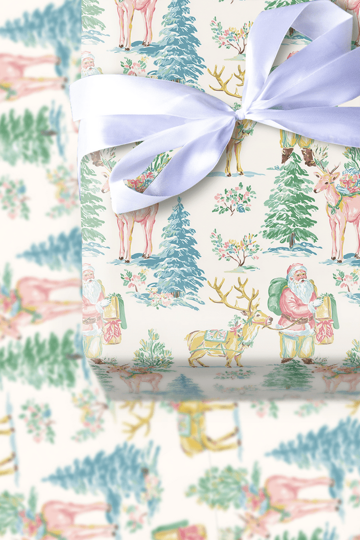Colorful Reindeer - Wrapping Paper - Aspen & Arlo