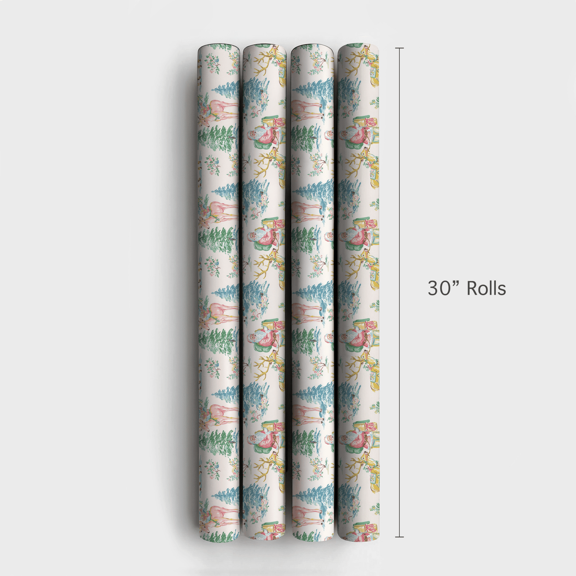 Colorful Reindeer - Wrapping Paper - Aspen & Arlo