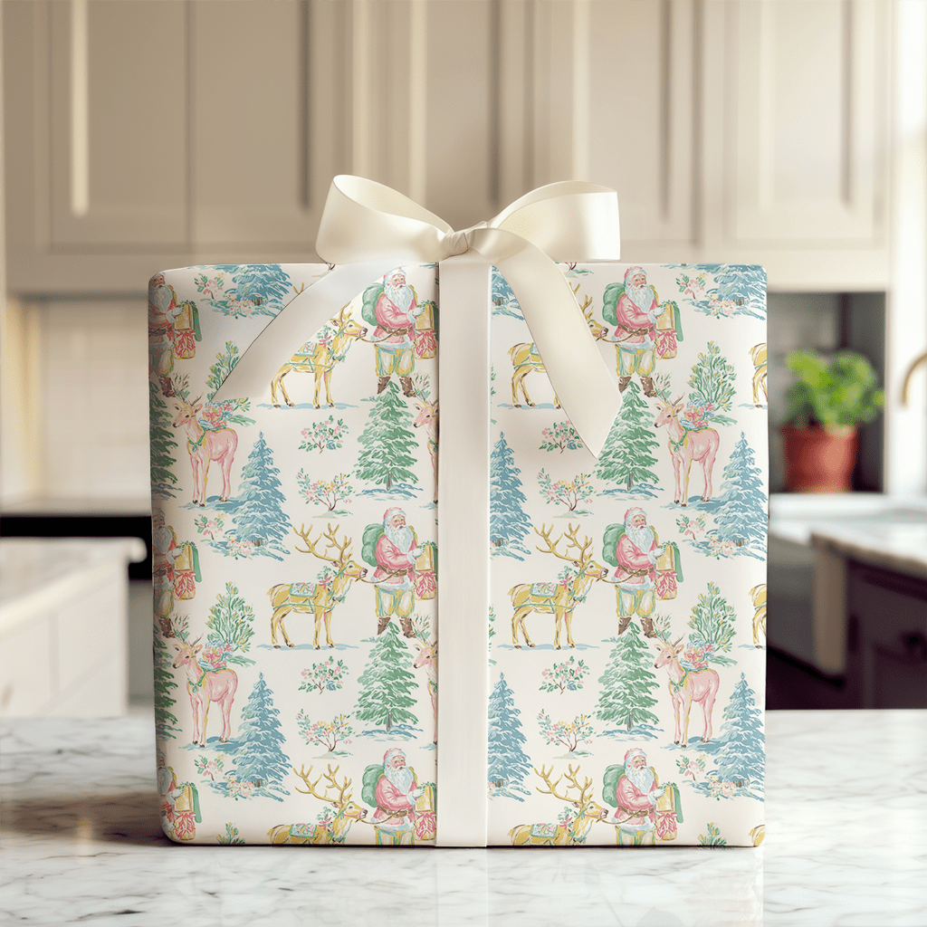 Colorful Reindeer - Wrapping Paper - Aspen & Arlo