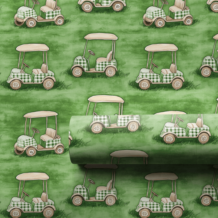 Bogey Buggy - Wrapping Paper - Aspen & Arlo