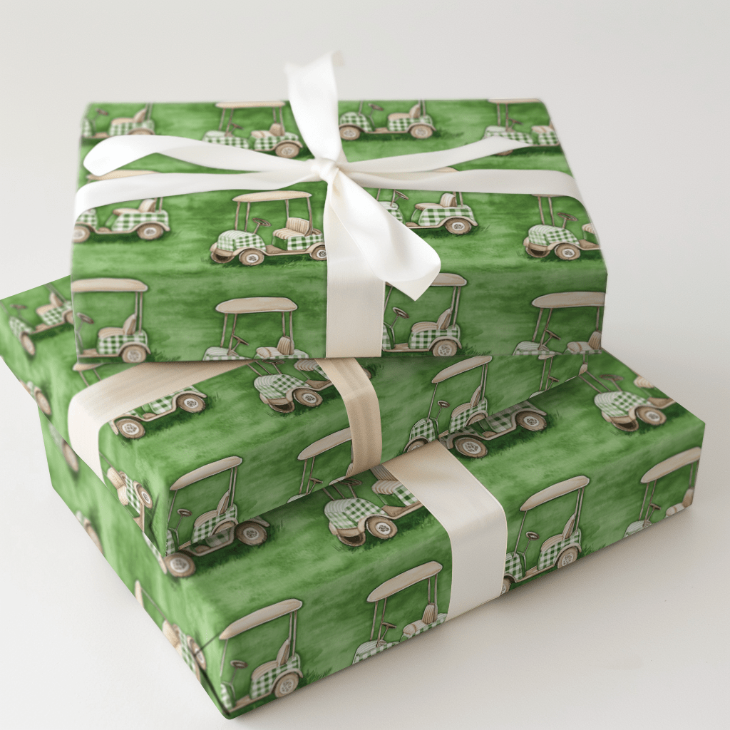 Bogey Buggy - Wrapping Paper - Aspen & Arlo