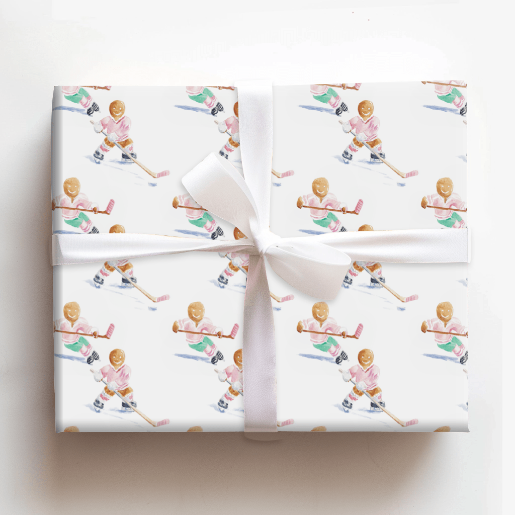 Gingerbread Goals - Wrapping Paper - Aspen & Arlo