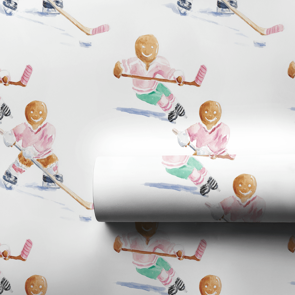 Gingerbread Goals - Wrapping Paper - Aspen & Arlo