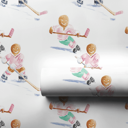 Gingerbread Goals - Wrapping Paper - Aspen & Arlo