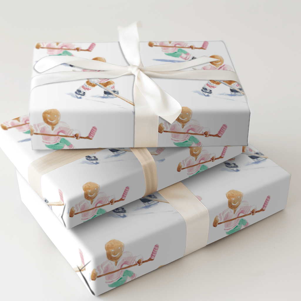 Gingerbread Goals - Wrapping Paper - Aspen & Arlo