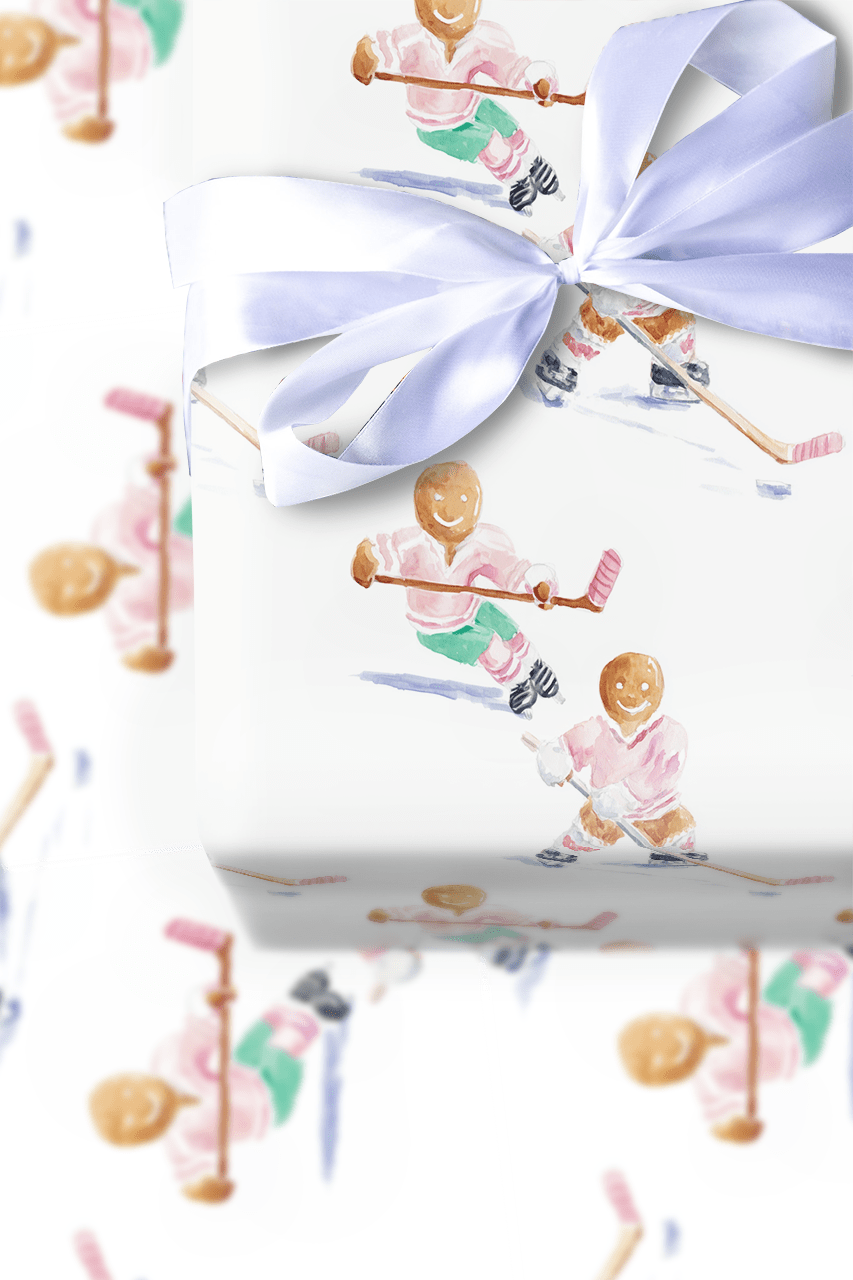 Gingerbread Goals - Wrapping Paper - Aspen & Arlo