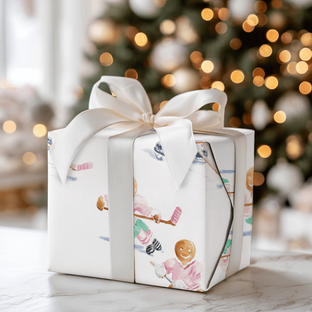 Gingerbread Goals - Wrapping Paper - Aspen & Arlo