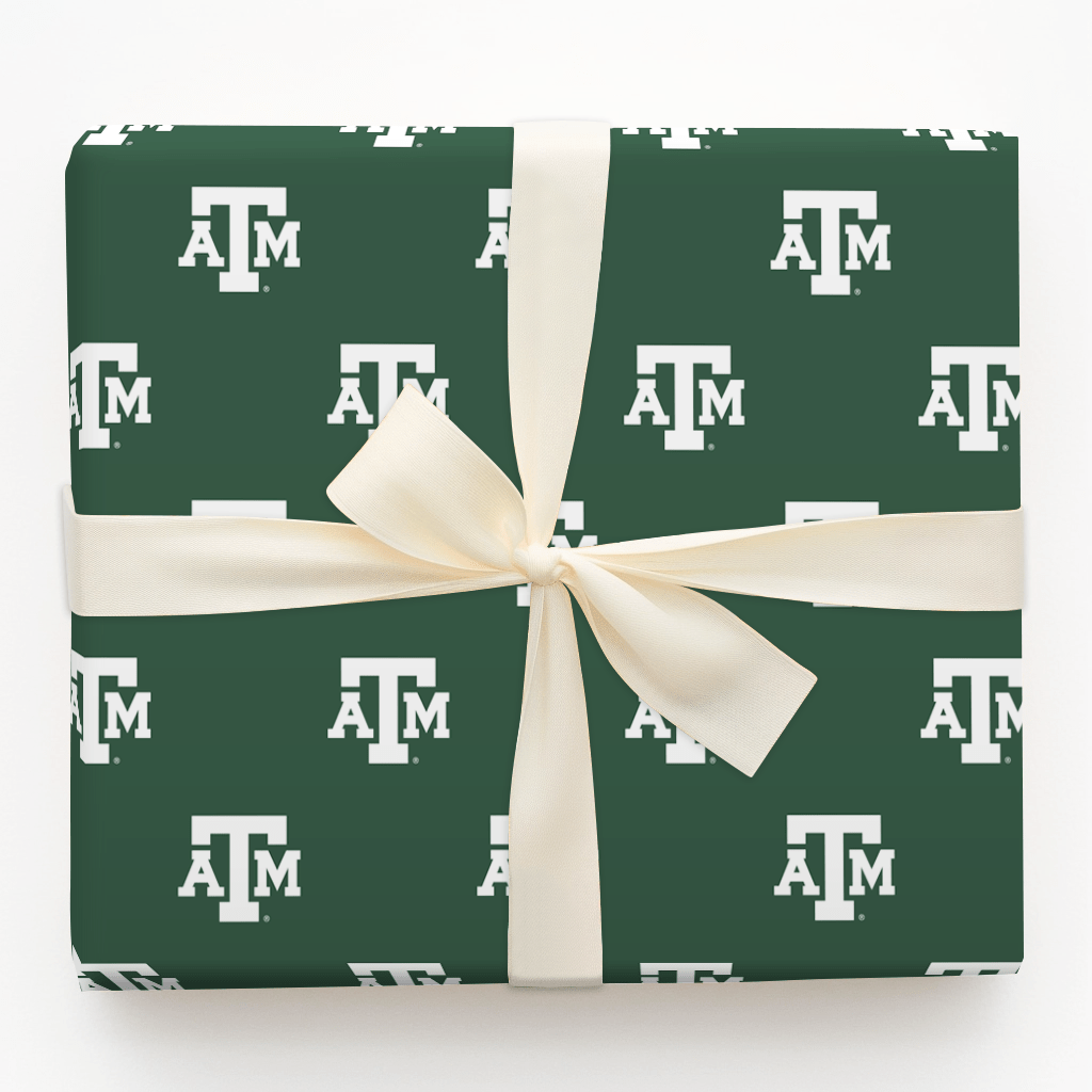 Aggie Evergreen - Wrapping Paper - Aspen & Arlo